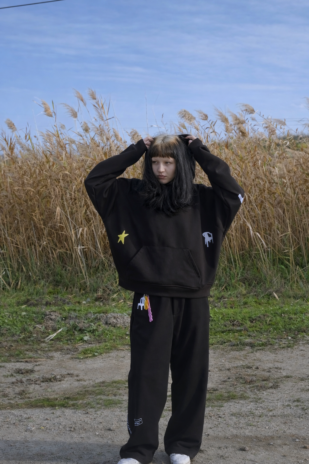 LOGO BLACK SWEATPANT