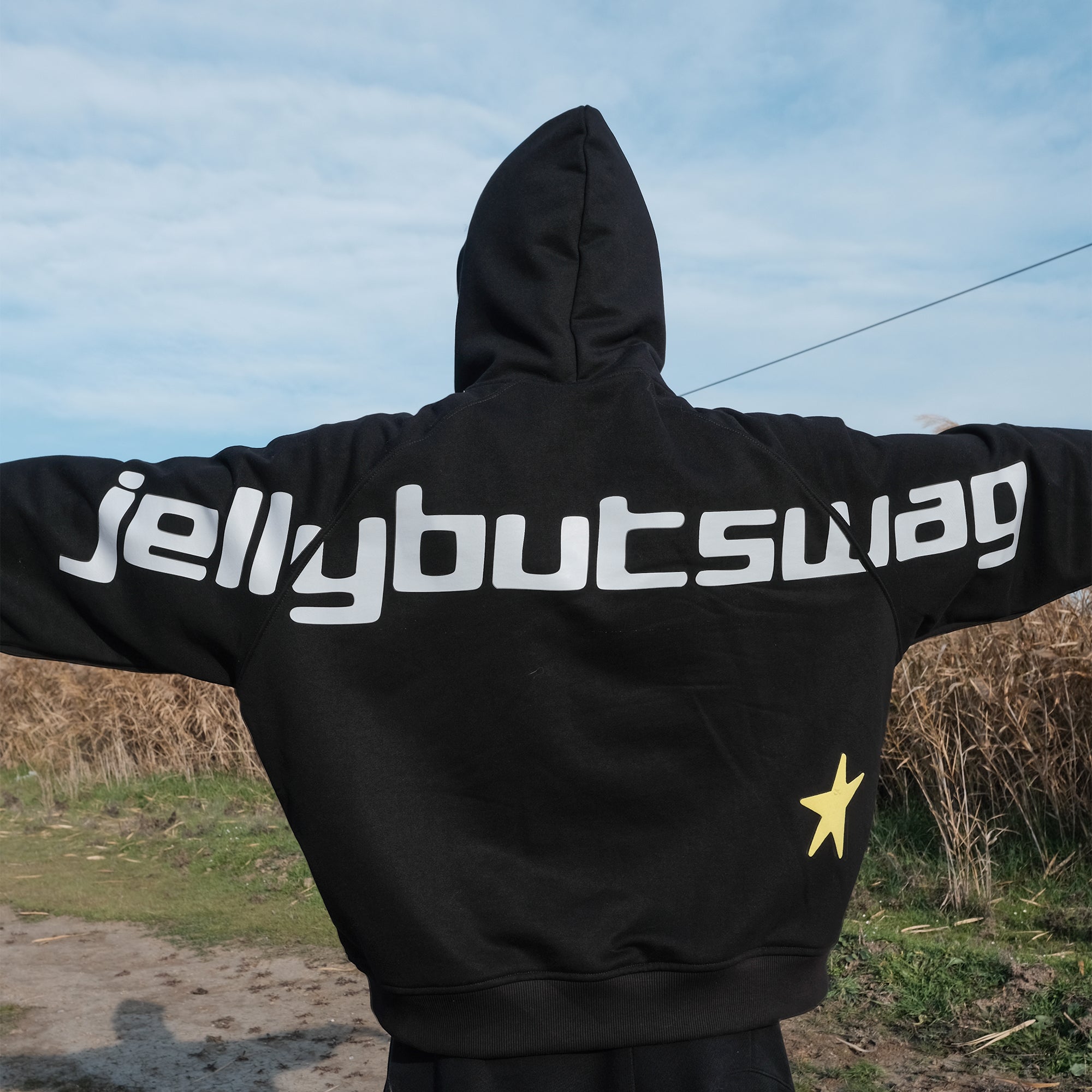 LOGO BLACK HOODIE