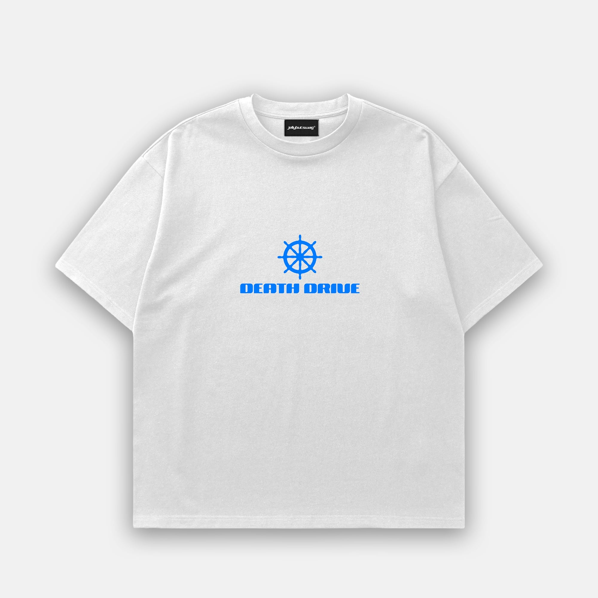 DEATH DRIVE TEE - BEYAZ