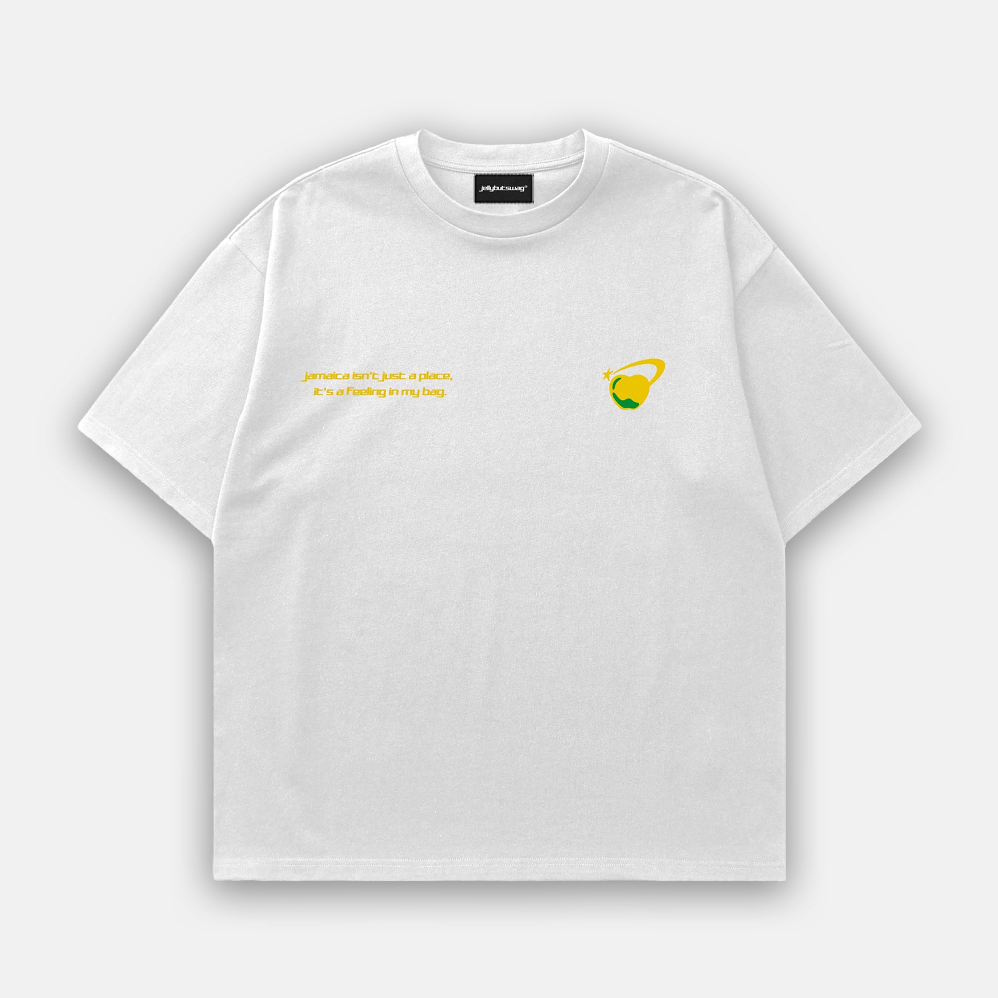 JAM BOXY TEE - BEYAZ