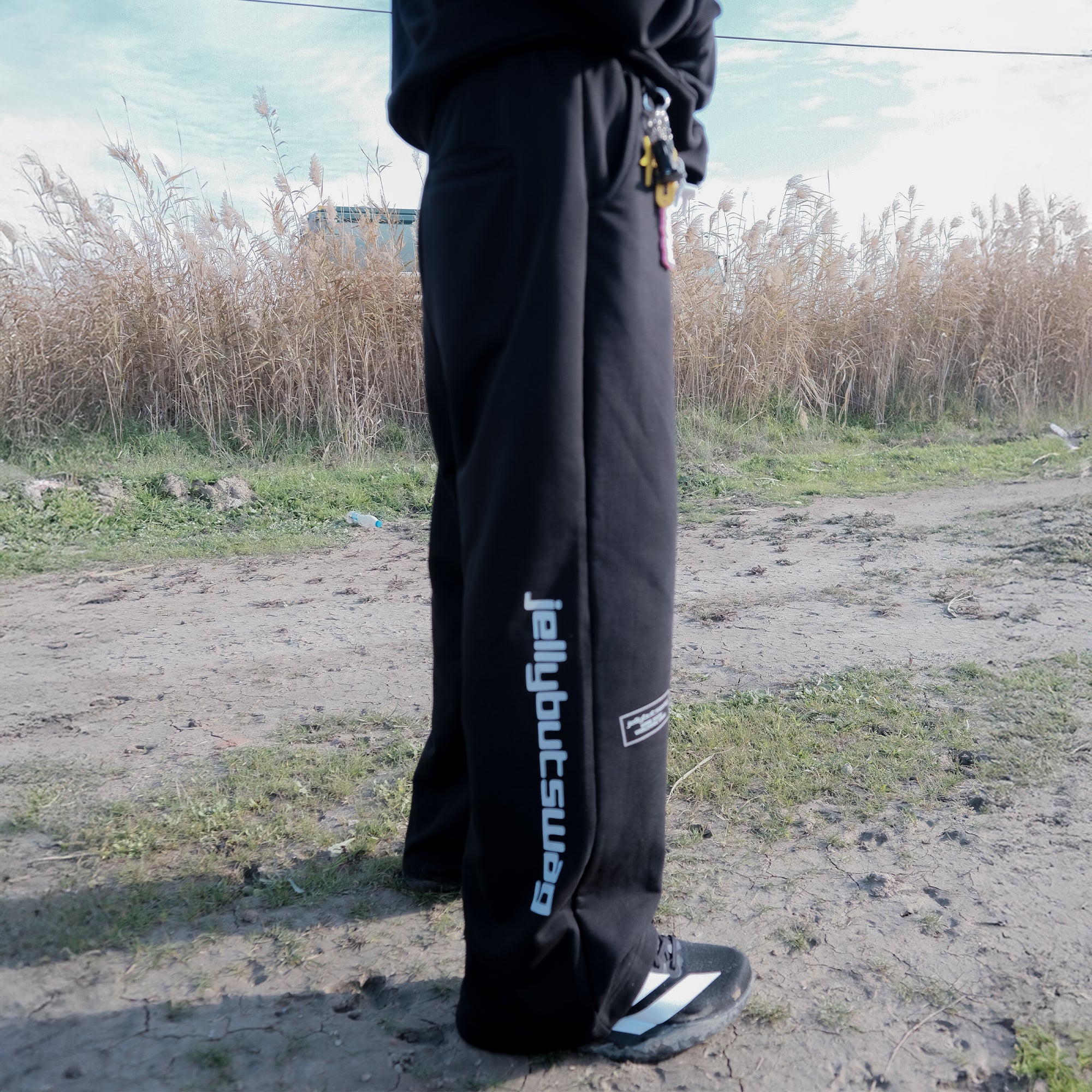 LOGO BLACK SWEATPANT