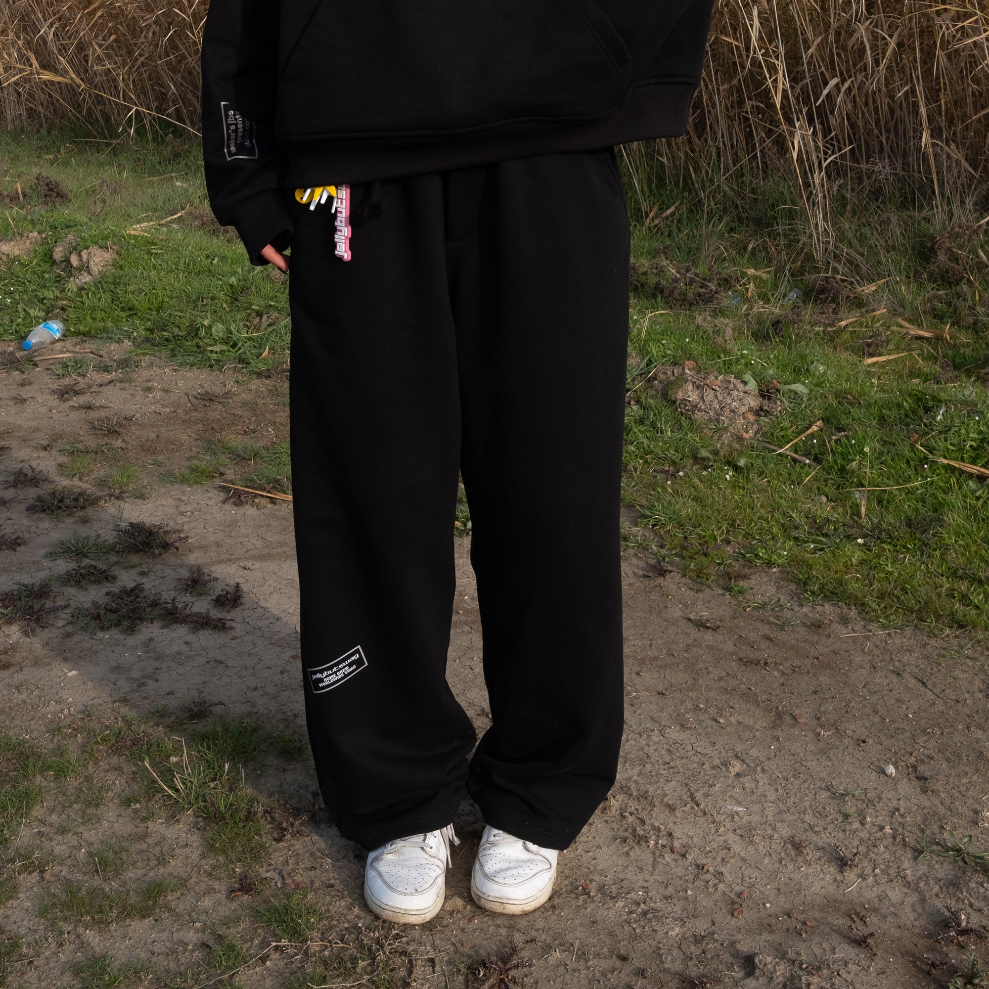 LOGO BLACK SWEATPANT